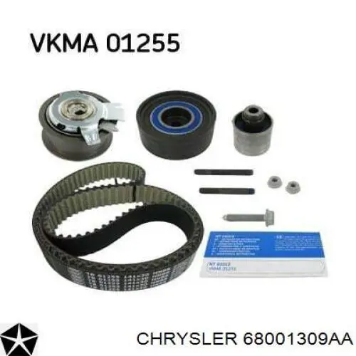 Зубчастий ремінь Chrysler 68001309AA ціна, від 42.33 USD