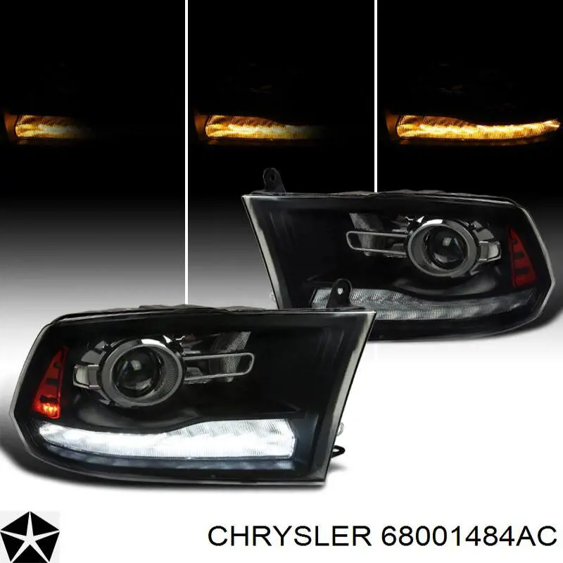 Купити 68001484AE Chrysler Права блок фара