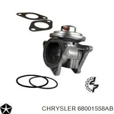 Клапан EGR Chrysler 68001558AB ціна, від 10.14 USD