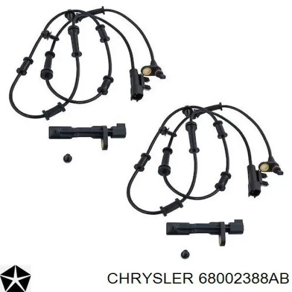 68002388AB Chrysler Мотор склоочисника скла (трапеції)