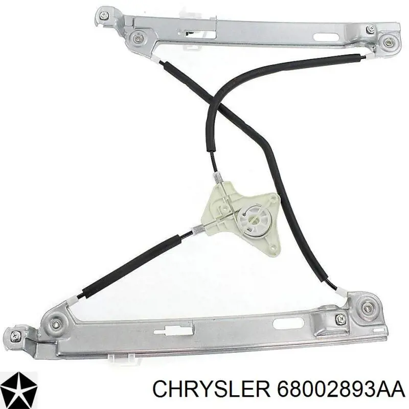 68002893AA Chrysler Механізм стеклопод'емника двері задньої, лівої