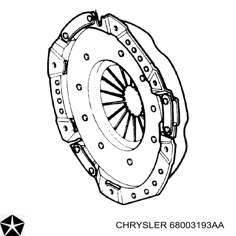 Комплект зчеплення (3 частини) Chrysler 68003193AA ціна, від 242.87 USD