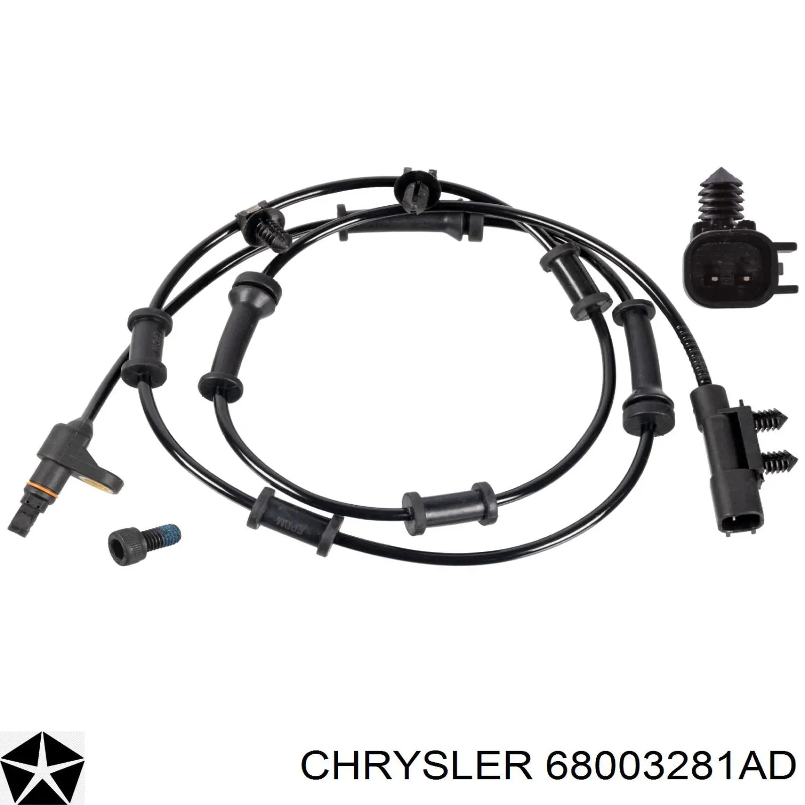 Купити 68003281AD Chrysler Датчик АБС (ABS) передній