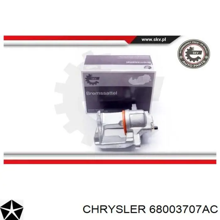 Супорт гальмівний передній лівий Chrysler R8003707AC ціна, від 38.01 USD