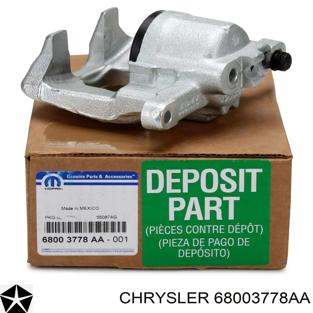 Супорт задній правий 68003778AA Chrysler