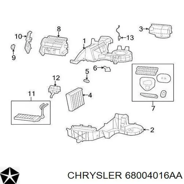  68004016AA Chrysler