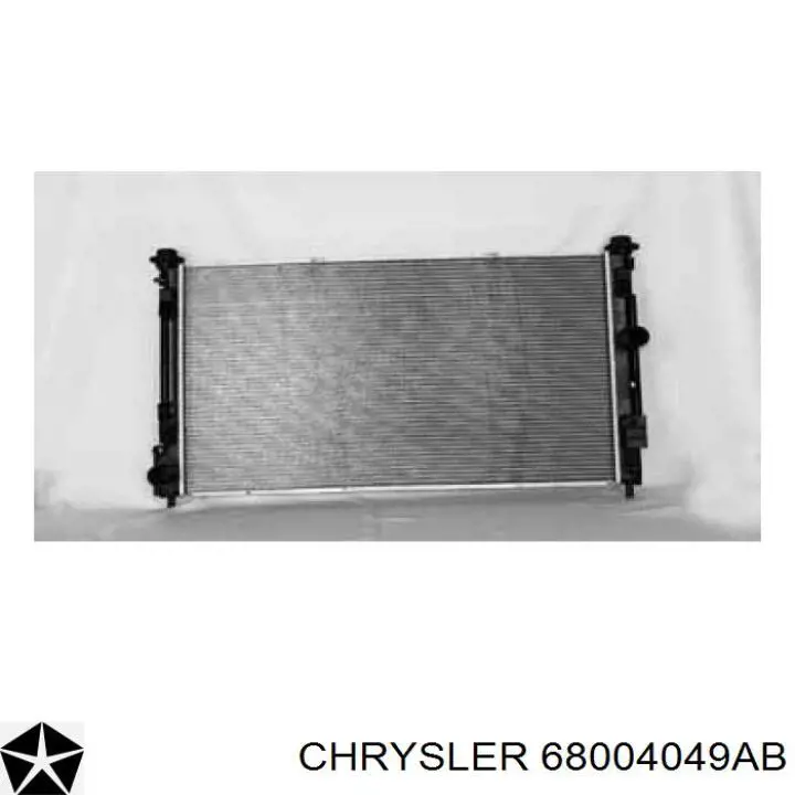 Купити 68004049AB Chrysler Радіатор двигуна