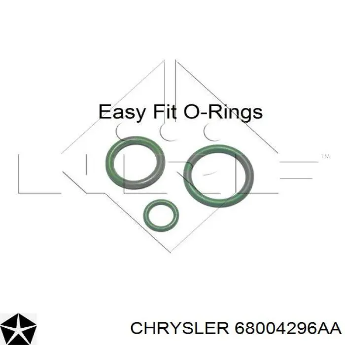 Конденсатор кондиціонера Chrysler 68004296AA ціна, від 83.64 USD