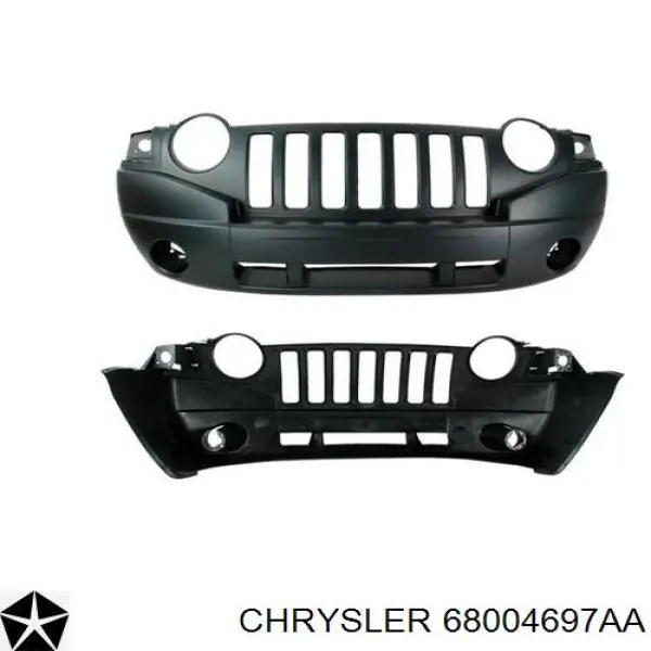 Передній бампер PDG04060BH KLARKSONAS