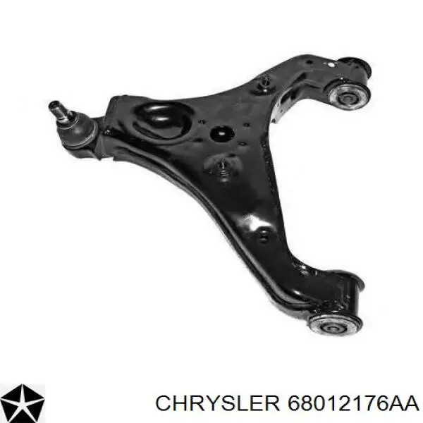 Сайлентблок нижнього важеля передньої підвіски Chrysler 68012176AA ціна, від 9.81 USD