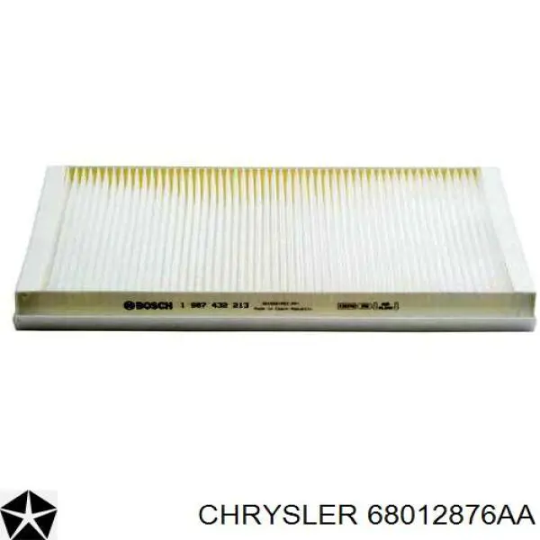68012876AA Chrysler Внутрішньосалонний фільтр