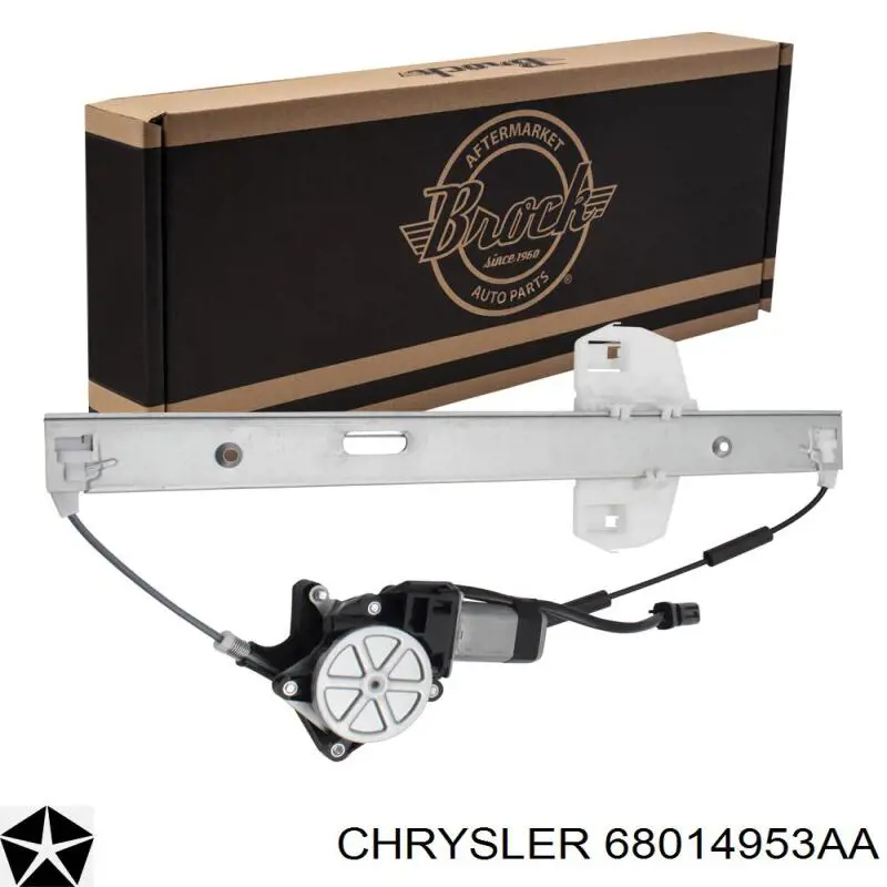 68014953AA Chrysler Мотор склопідйомника водійських дверей