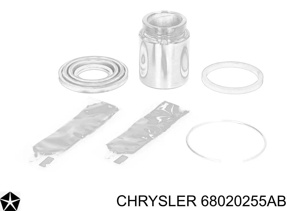 Ремкомплект супорту гальмівного заднього Chrysler 68020255AB ціна, від 23.49 USD