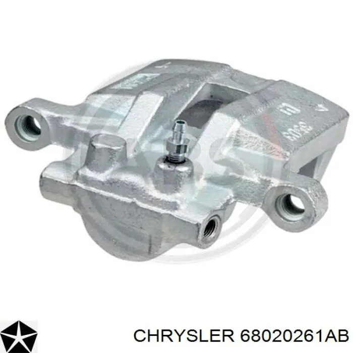 Супорт гальмівний задній лівий Chrysler 68020261AB ціна, від 35.71 USD