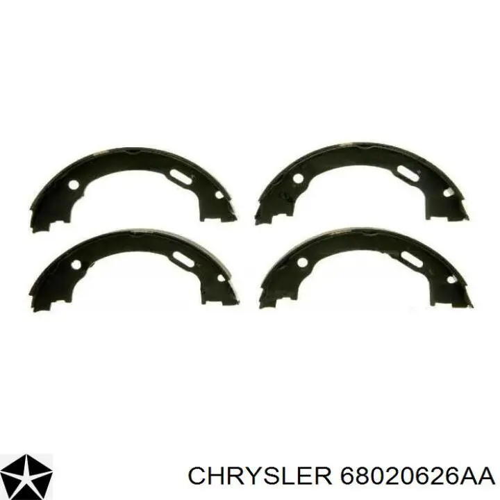 Колодки ручника 68020626AA Chrysler