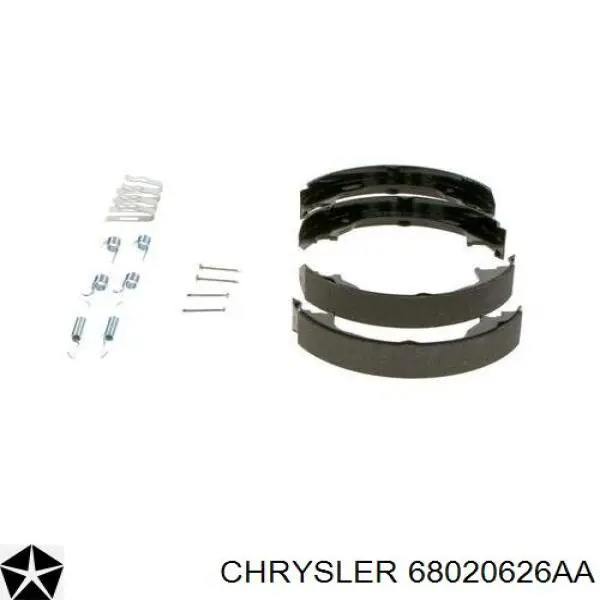 Купити 68020626AA Chrysler Гальмівні колодки гальма стоянки