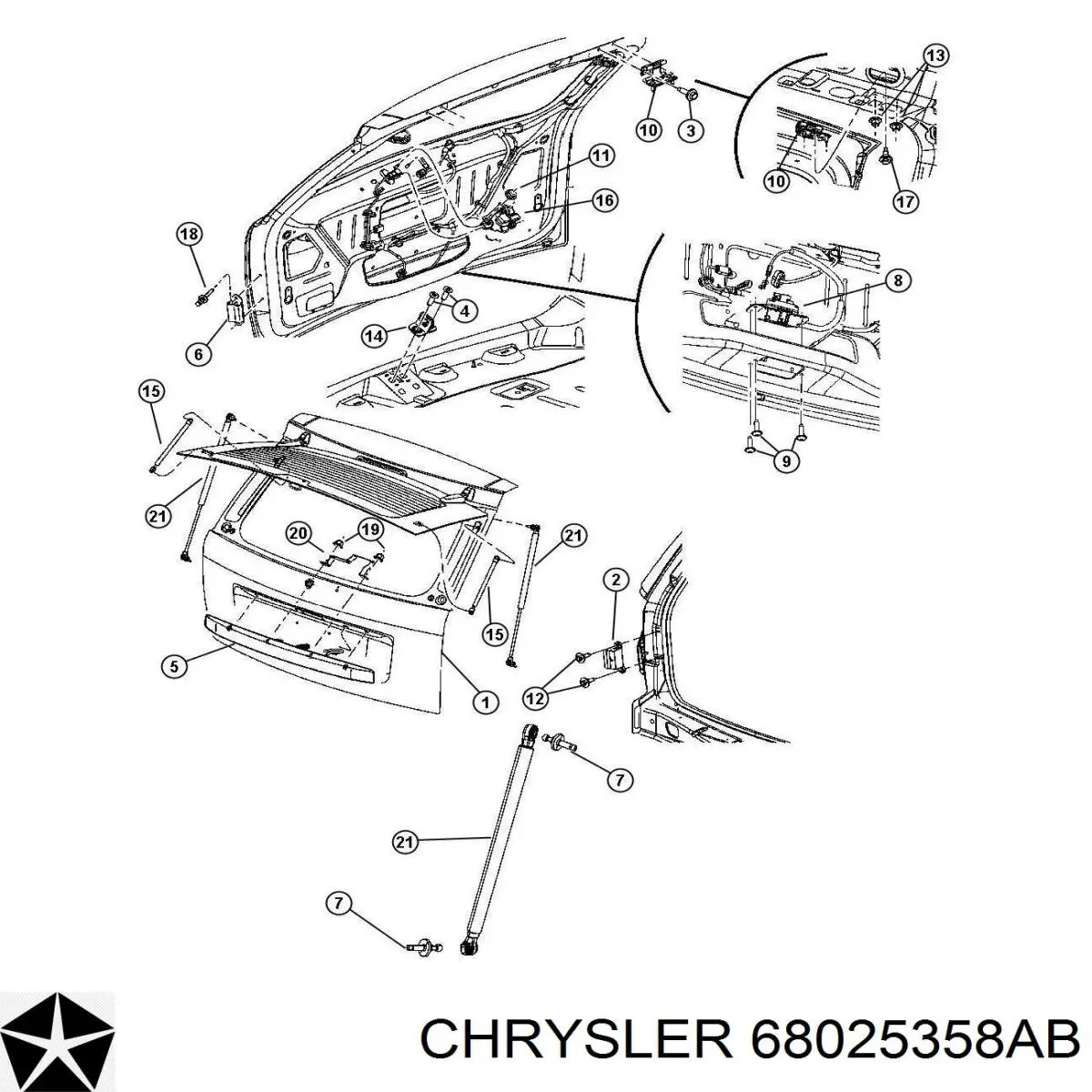 68025358AB Chrysler 