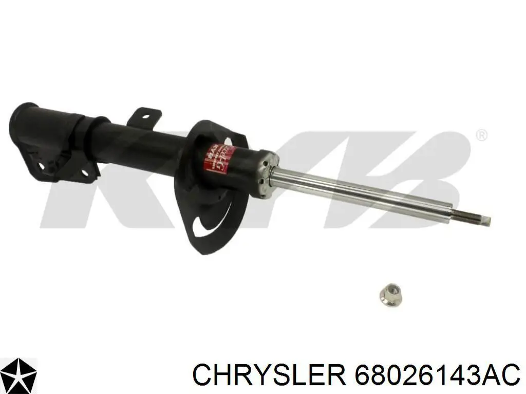 Купити 68026143AC Chrysler Амортизатора передній лівий