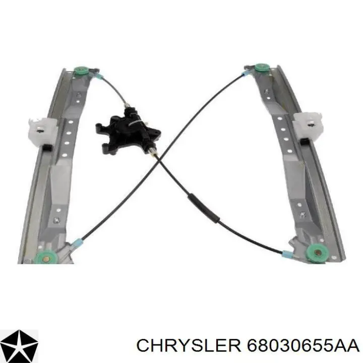 Склопідйомник з електродвигуном Chrysler 00K68030655AA ціна, від 53.28 USD