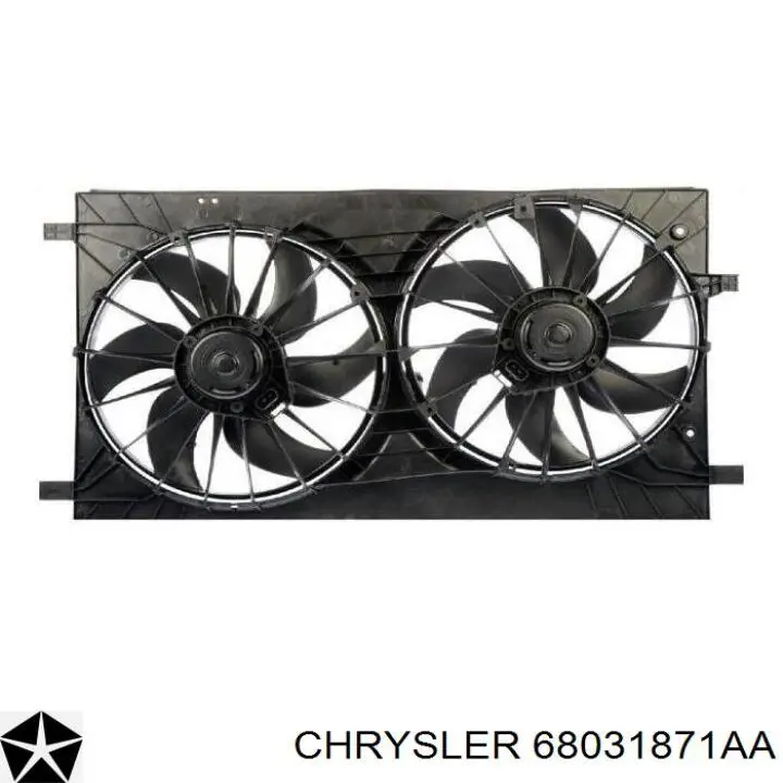 Електровентилятор радіатора на Dodge Caliber SXT PM