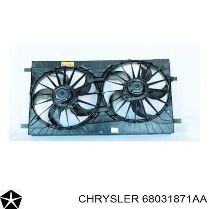 Вентилятор/крильчатка радіатора охолодження Chrysler 68031871AA ціна, від 146.73 USD