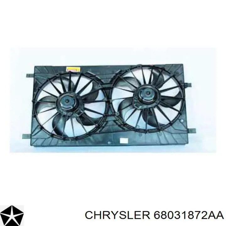 Купити 68031872AA Chrysler Вентилятор/крильчатка радіатора охолодження, правий