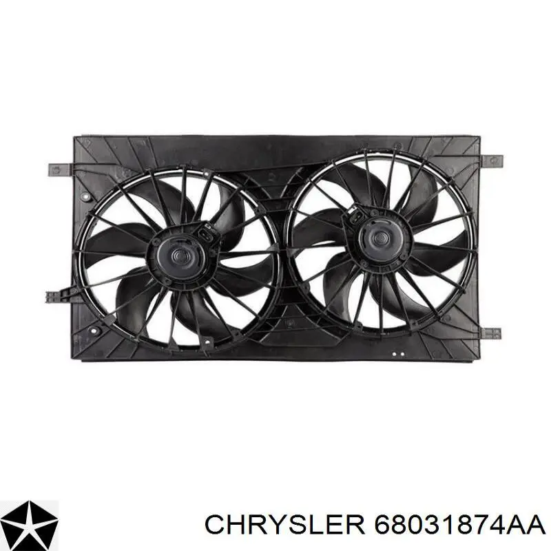 Двигун вентилятора системи охолодження Chrysler 68031874AA ціна, від 124.15 USD