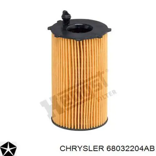 Масляний фільтр двигуна Chrysler 68032204AB ціна, від 10.11 USD