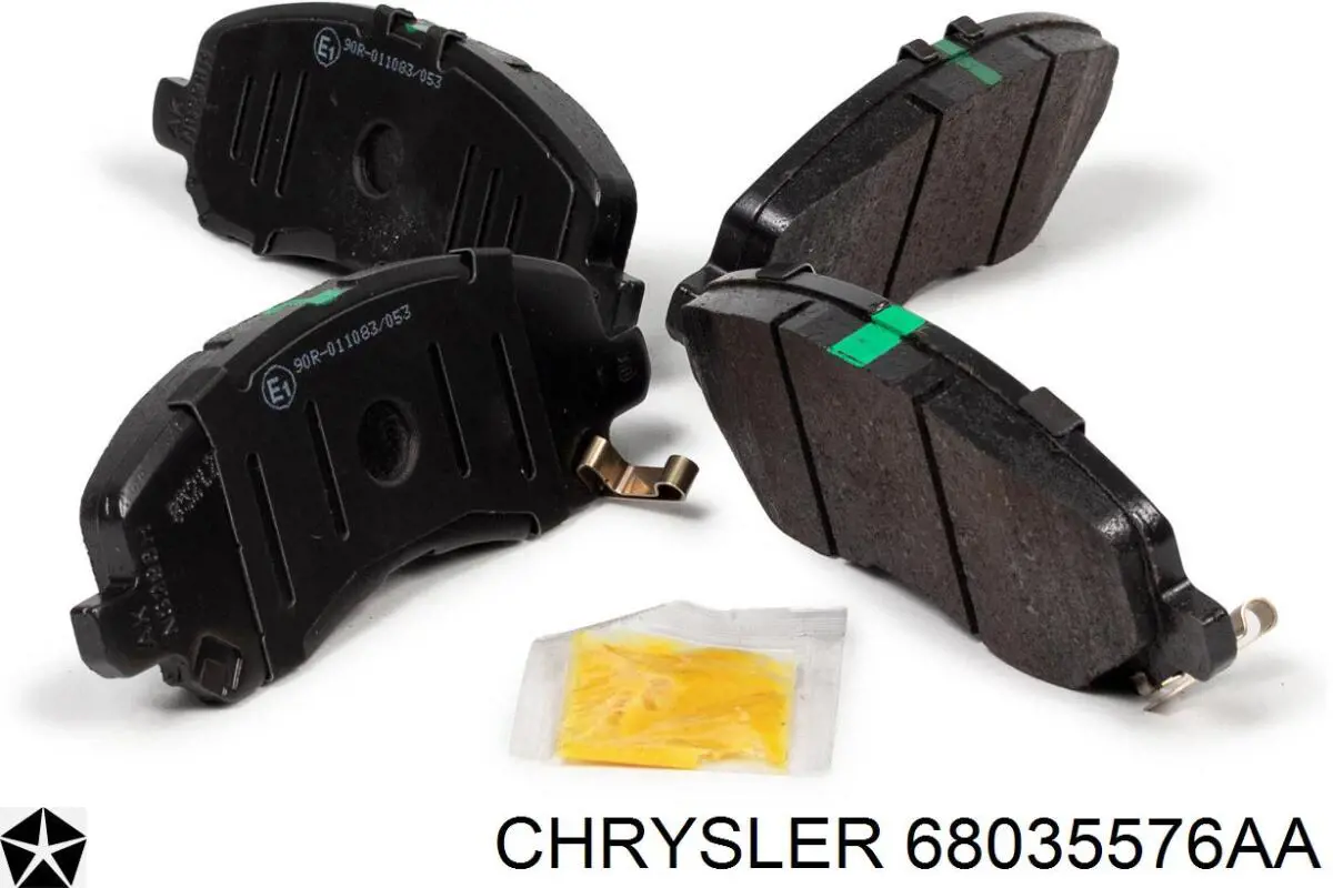Гальмівні колодки Chrysler 68035576AA ціна, від 28.63 USD