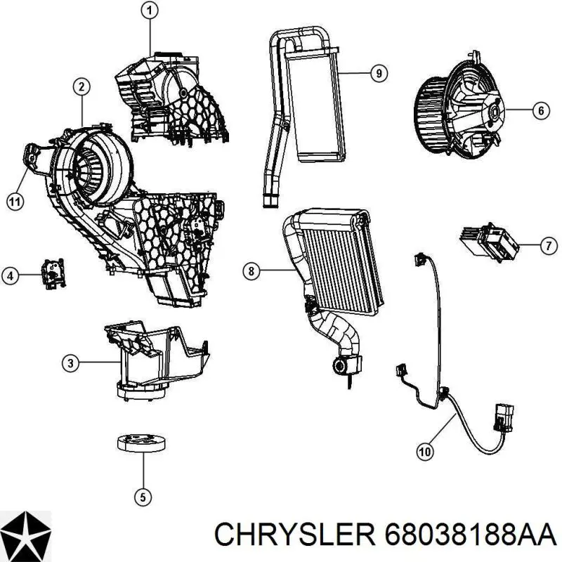  K68038188AA Fiat/Alfa/Lancia