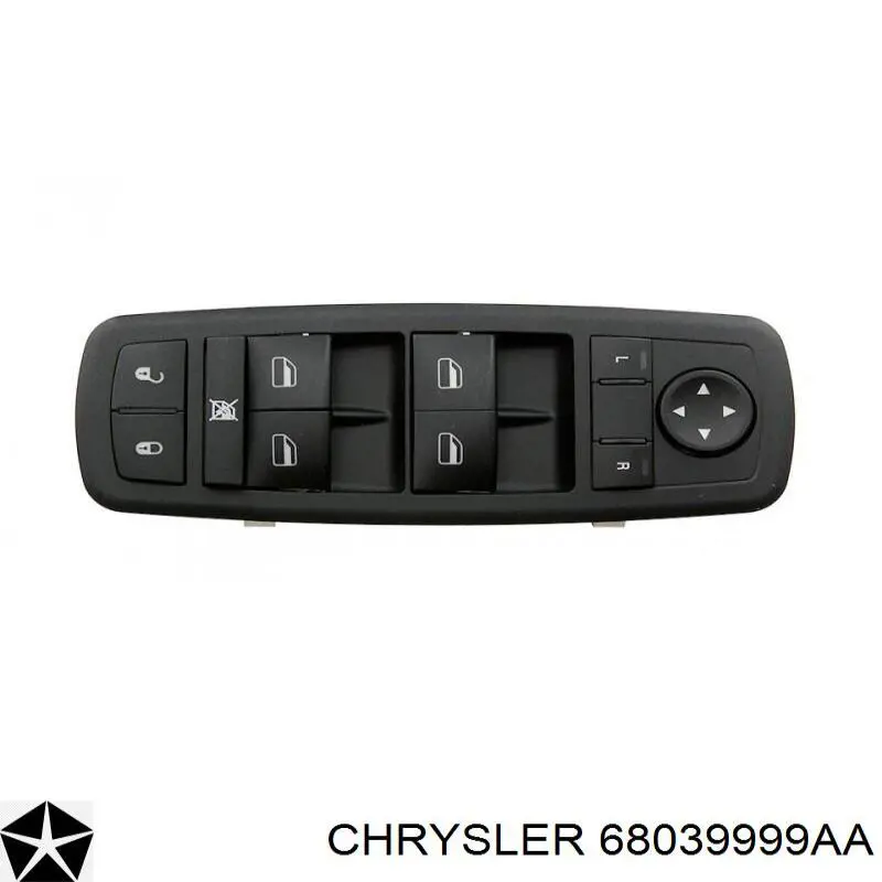 Кнопковий блок керування склопідіймачами передній лівий Chrysler 68039999AB ціна, від 43.19 USD