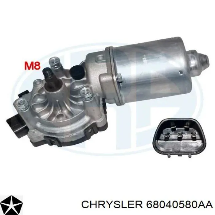 68040580AA Chrysler Трапеція склоочисника
