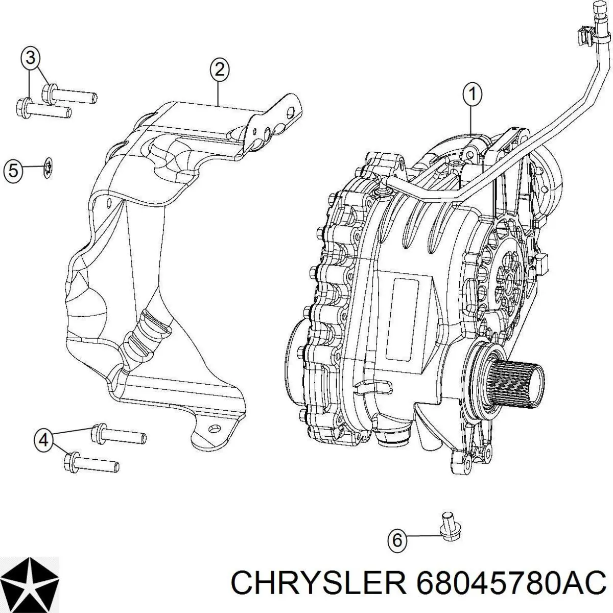 68045780AC Chrysler 