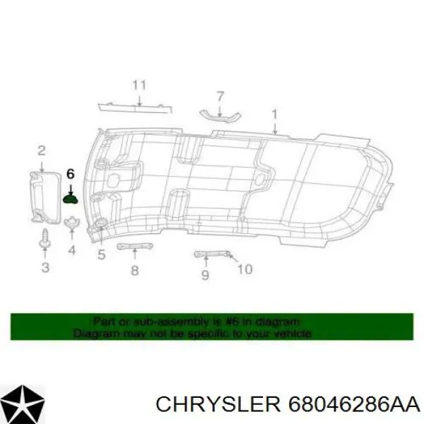 68046286AA Chrysler 