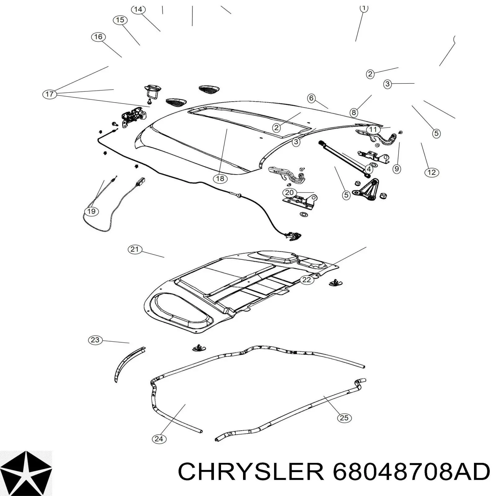 Купити 68048708AD Chrysler 