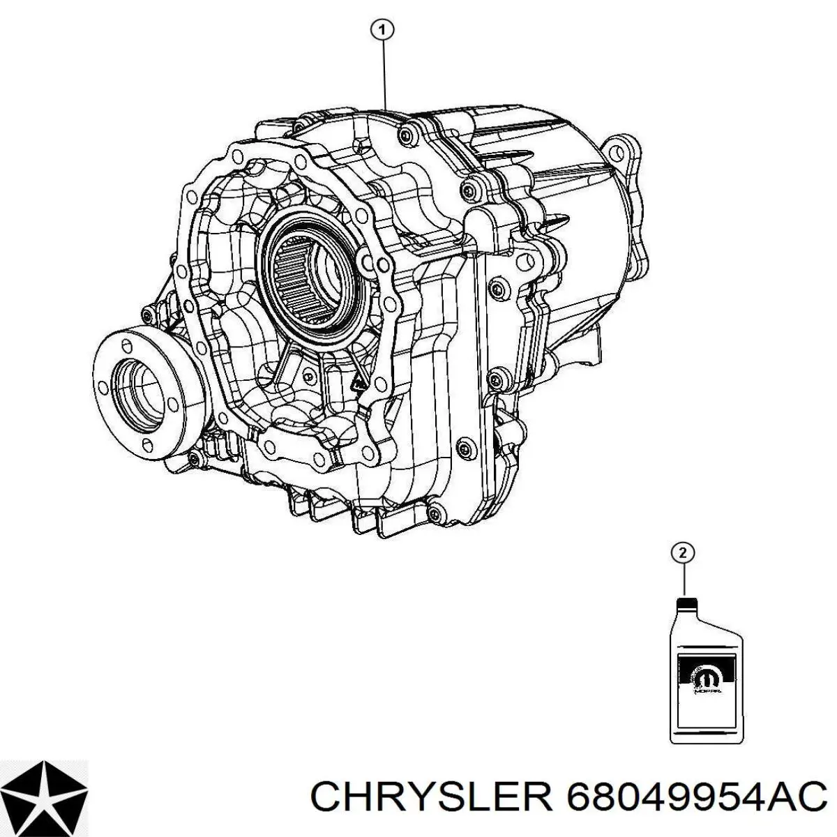 Масло коробки передач Chrysler 68049954AC ціна, від 137.56 USD