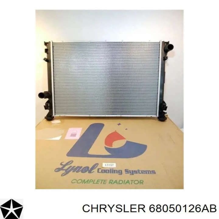 68050126AB Chrysler радіатор охолодження двигуна