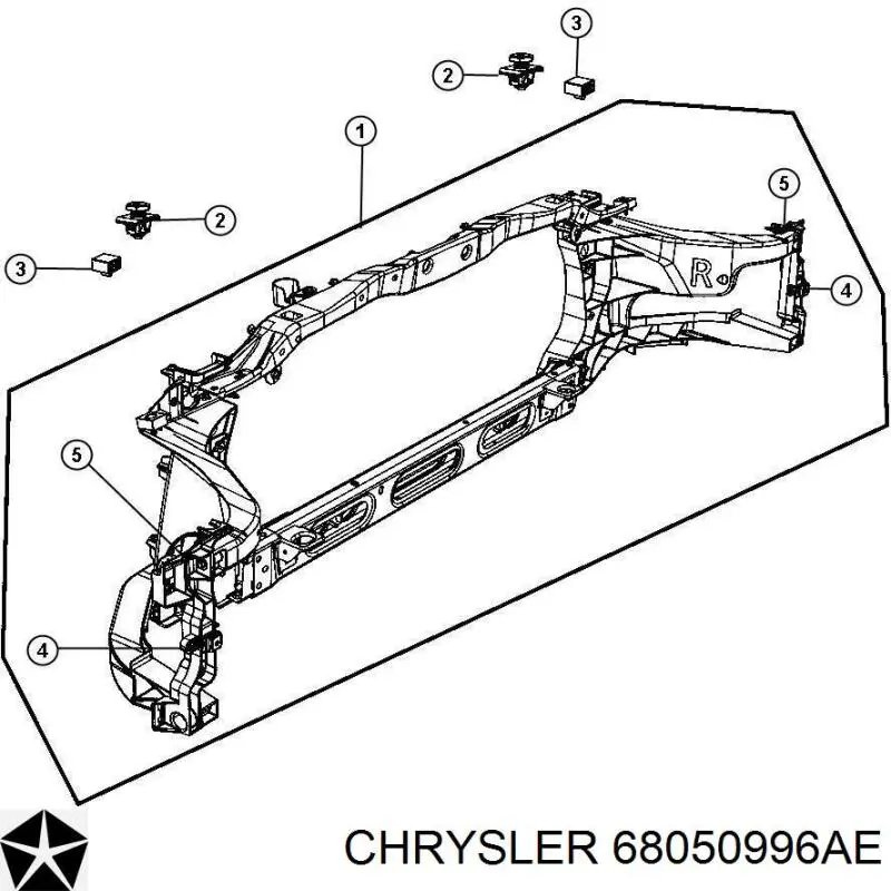 Рамка радіатора PDG30041A Signeda