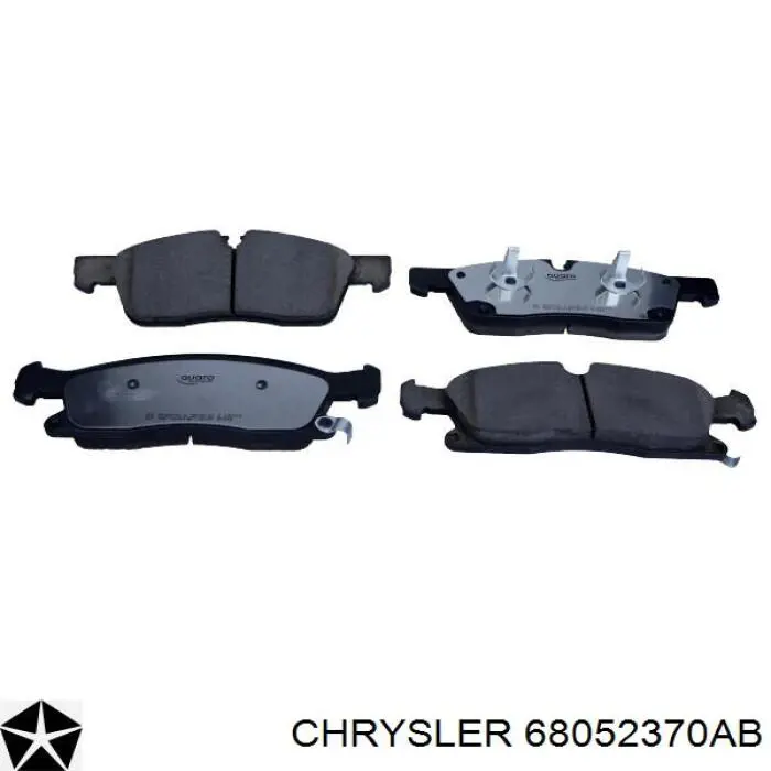Гальмівні колодки Chrysler 68052370AB ціна, від 79.41 USD