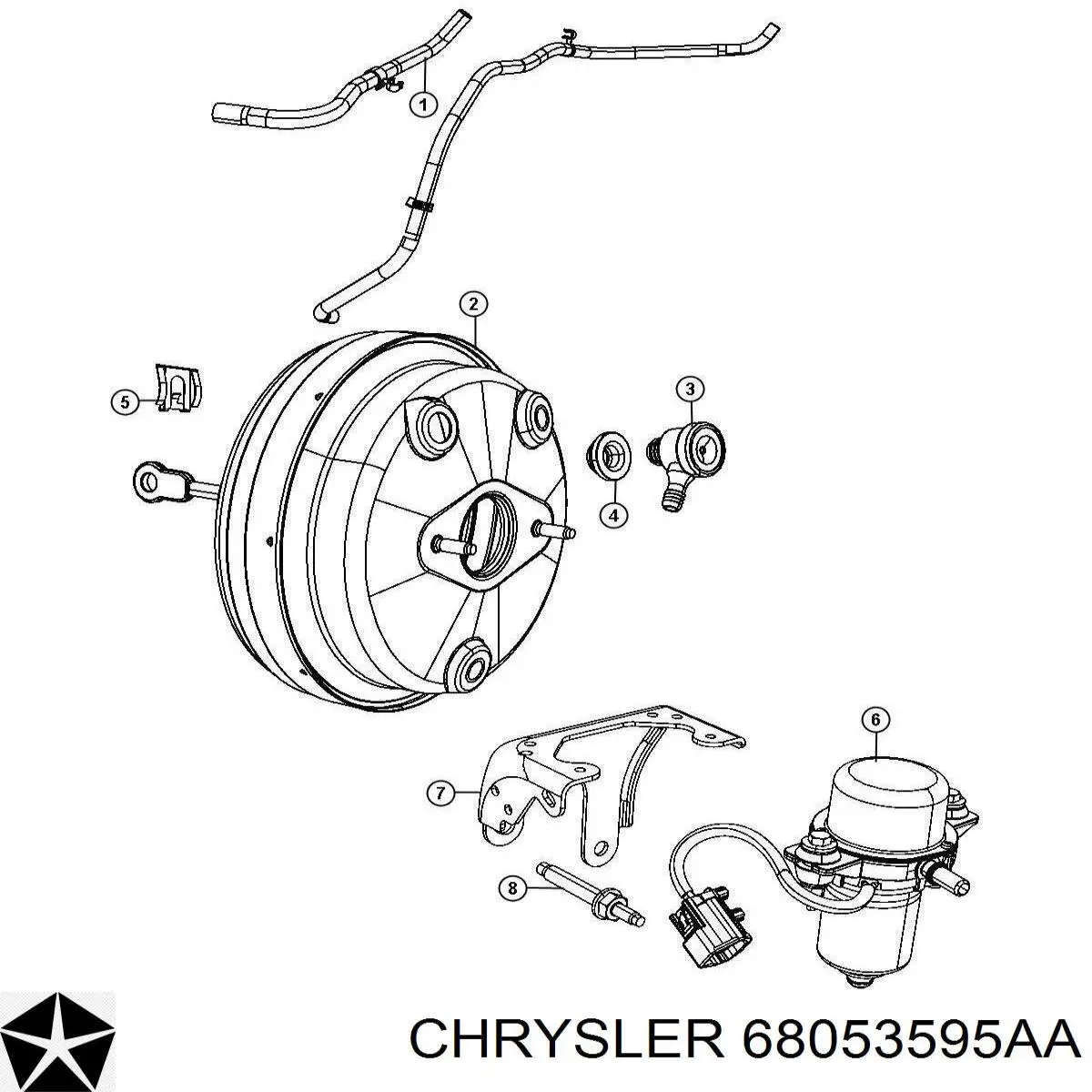 Клапан гальмівної системи Dodge Avenger SE/SXT (Додж Авенжер)