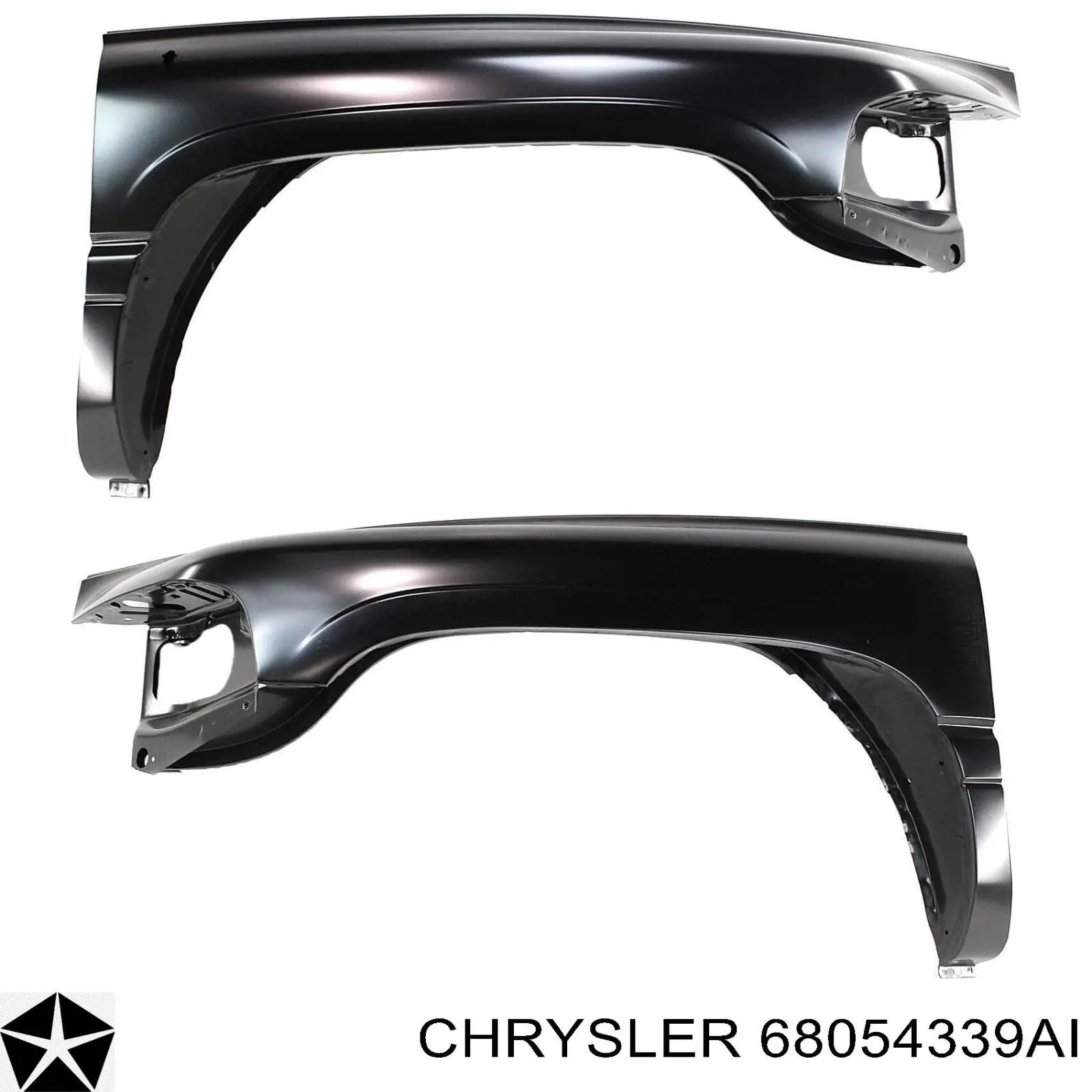 Купити 68054339AF Chrysler Крило переднє ліве
