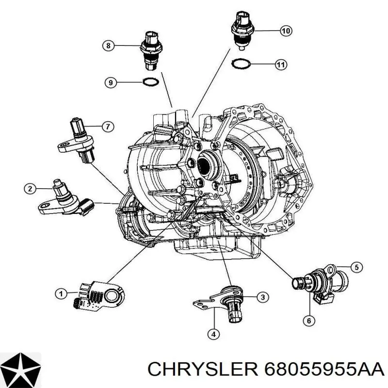 Потенціометр Chrysler 68055955AA ціна, від 98.90 USD