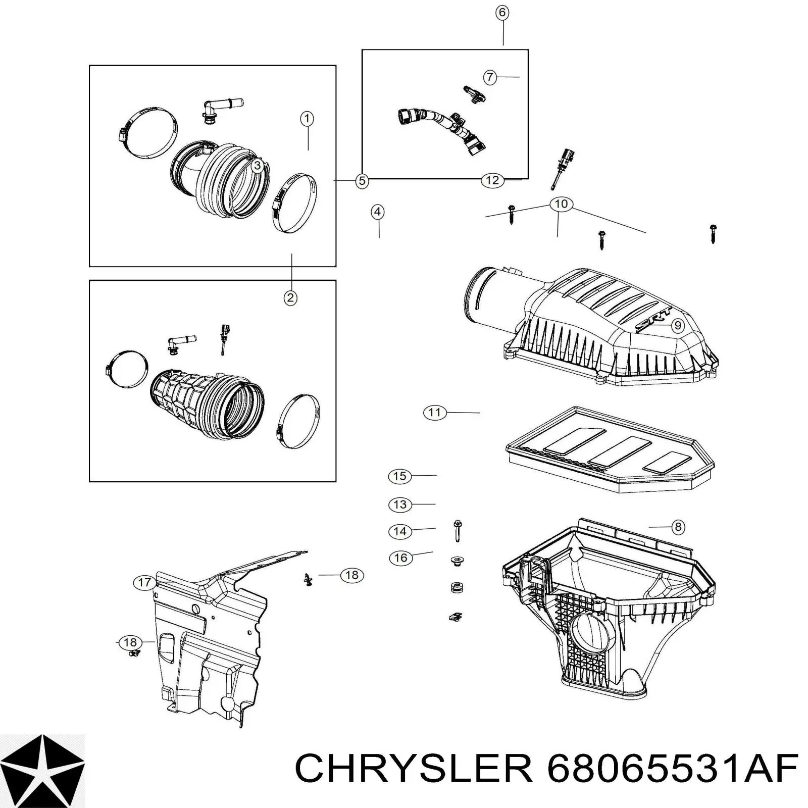 68065531AF Chrysler 