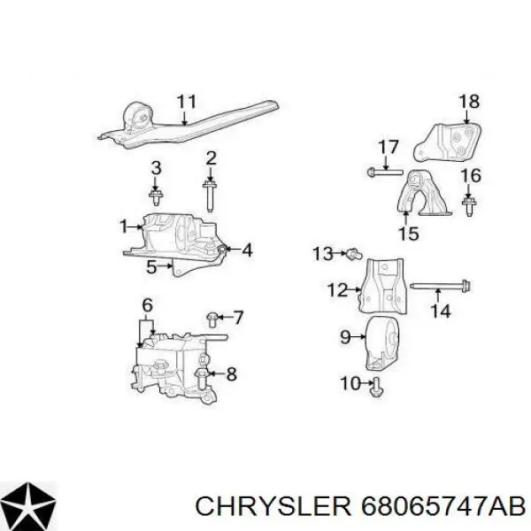  68065747AB Chrysler