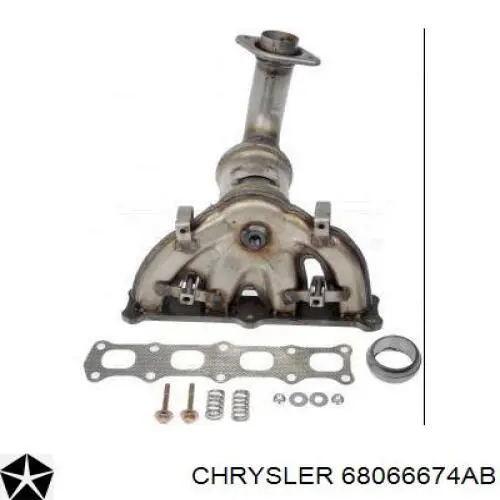 Газопроводи (колектор випускний) Chrysler 68066674AB ціна, від 126.69 USD