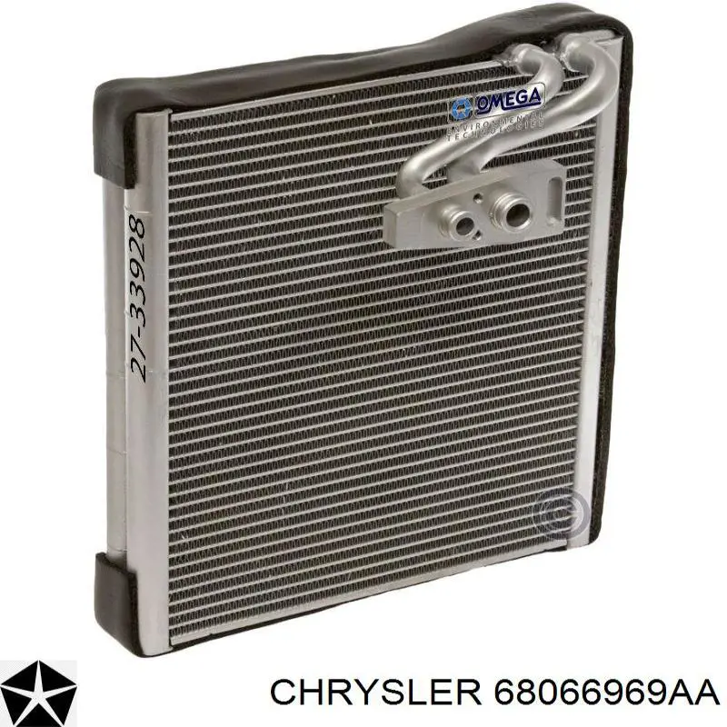 Випаровувач кондиціонера Chrysler 68066969AB ціна, від 34.87 USD