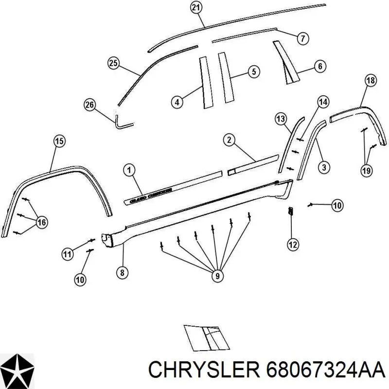 68067324AA Chrysler 