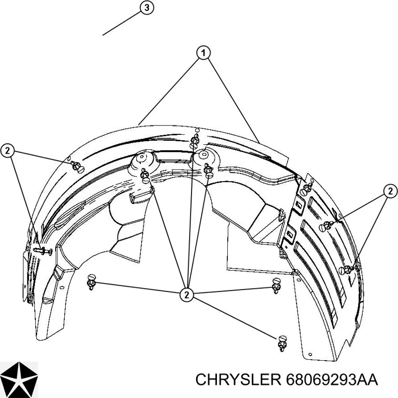  Chrysler 68069293AA ціна, від 12.67 USD