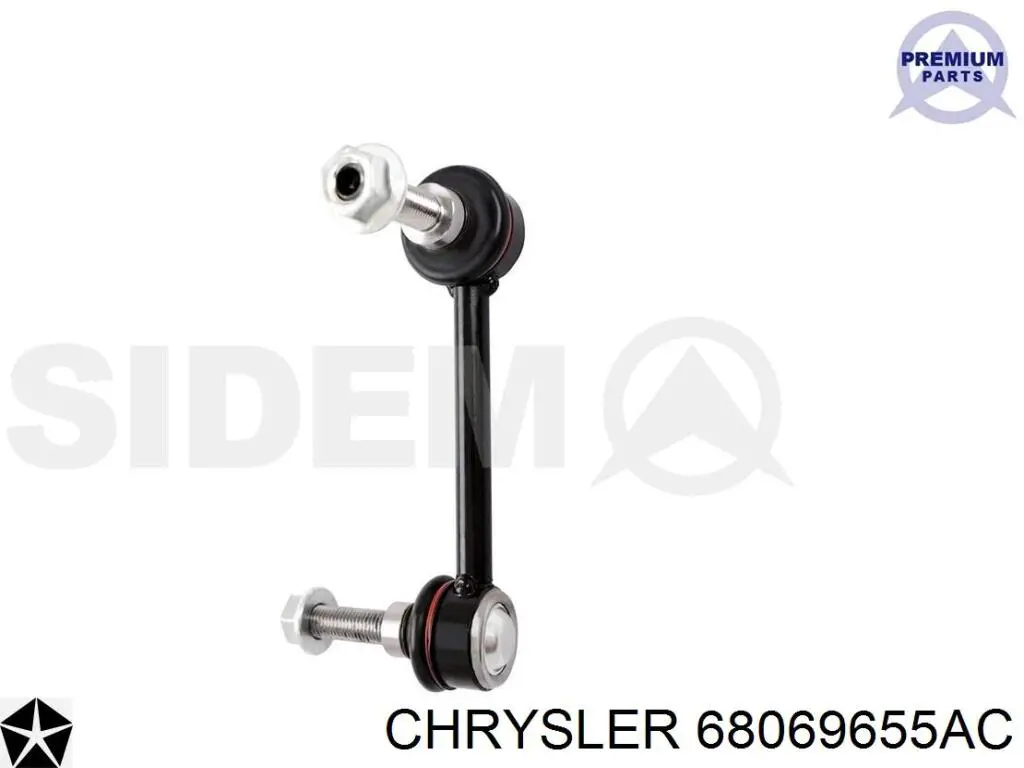 Стійка стабілізатора, переднього, ліва Chrysler 68069655AC ціна, від 17.07 USD