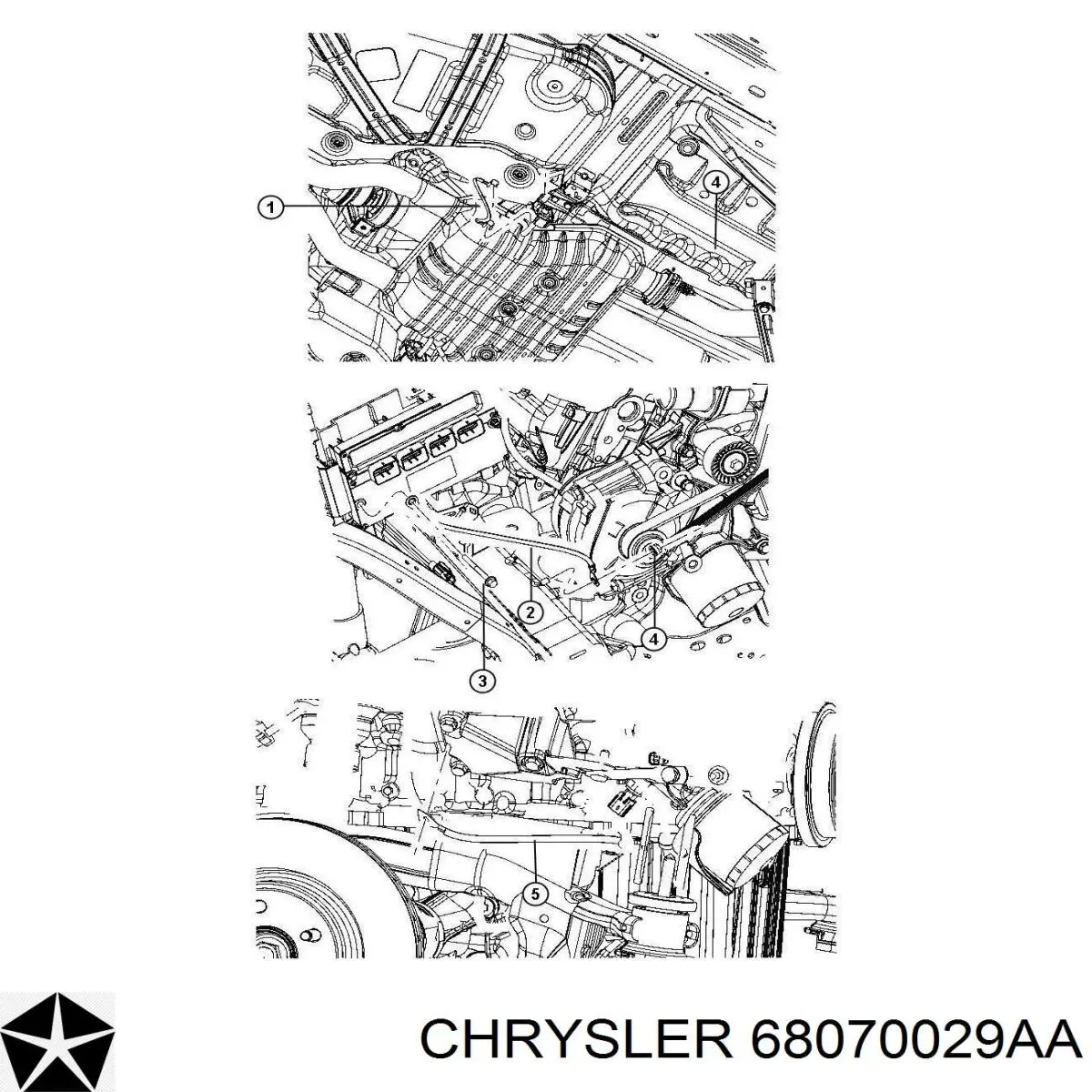 Chrysler 68070029AA ціна, від 6.33 USD